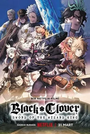 Black Clover: Sword of the Wizard King 2023 Full HD Türkçe Dublaj Film İzle