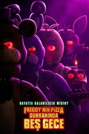 Freddy'nin Pizza Dükkanında Beş Gece 2023 Full HD Türkçe Dublaj Film İzle