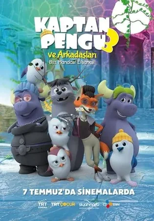 Kaptan Pengu ve Arkadaşları 3: Buz Mandası Efsanesi 2023 Full HD Türkçe Dublaj Film İzle