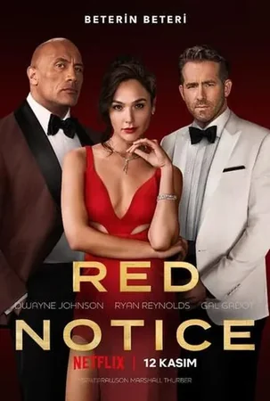 Red Notice 2021 Full HD Türkçe Dublaj Film İzle